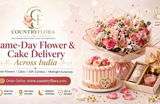 Same-Day Flower and Cake Delivery in India: Make Every Special Moment Unforgettable