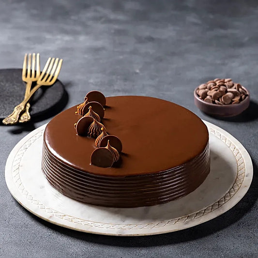 Premium Chocolate Truffle Cake with Rich Chocolate Ganache Frosting